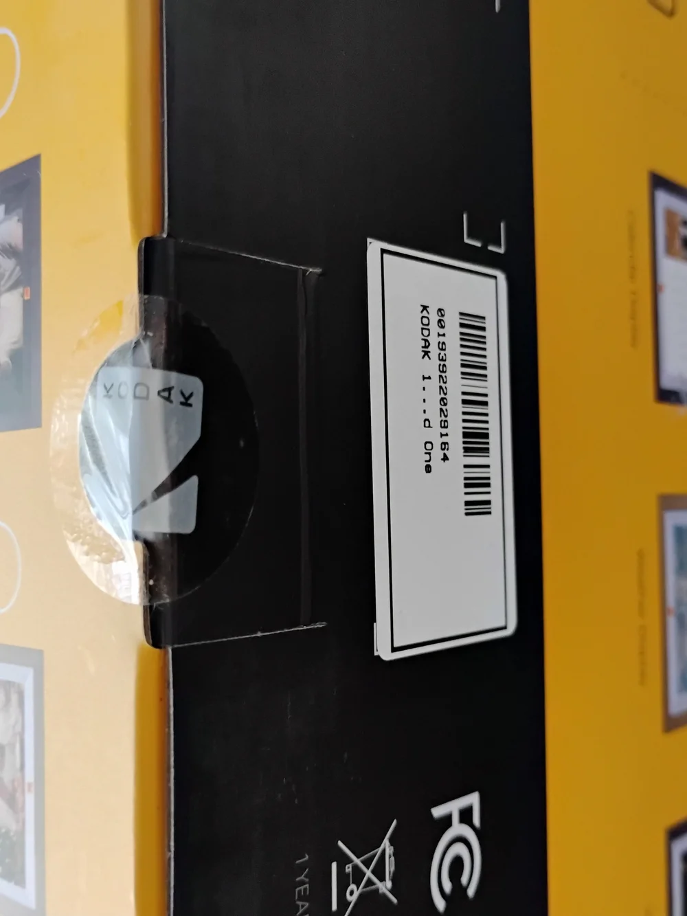 Kodak Classic Photo Frame in Yellow and Black Packaging